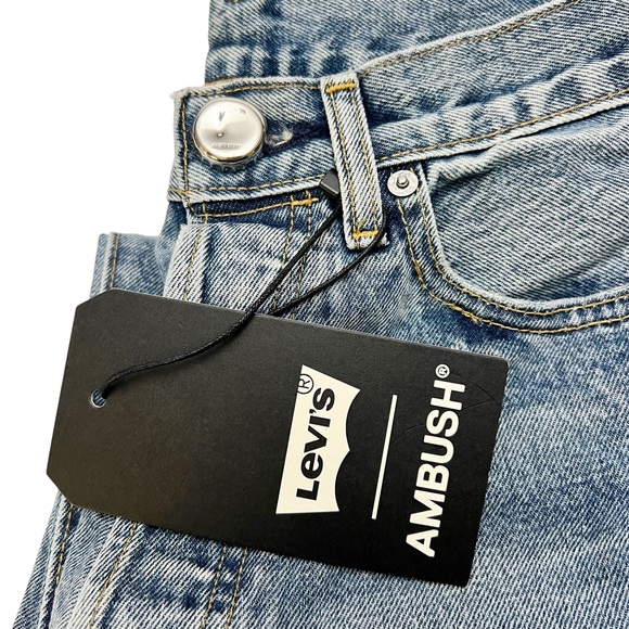 Levi’s x AMBUSH Baggy Jeans Medium Indigo Unisex Size 26x31 Gender Neutral NEW - Picture 7 of 15